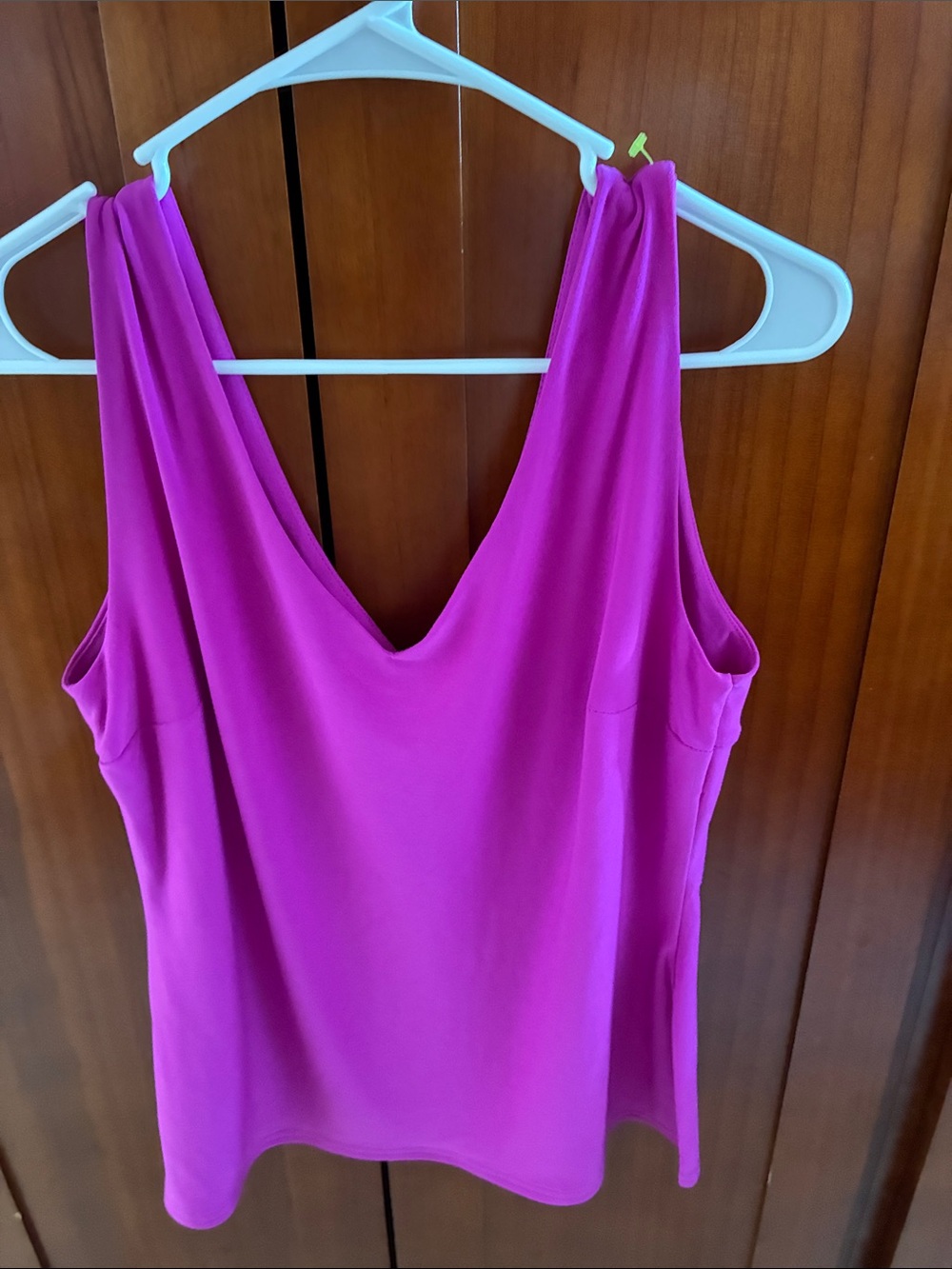 Joseph Ribkoff Sleeveless V-Back Camisole in Magenta